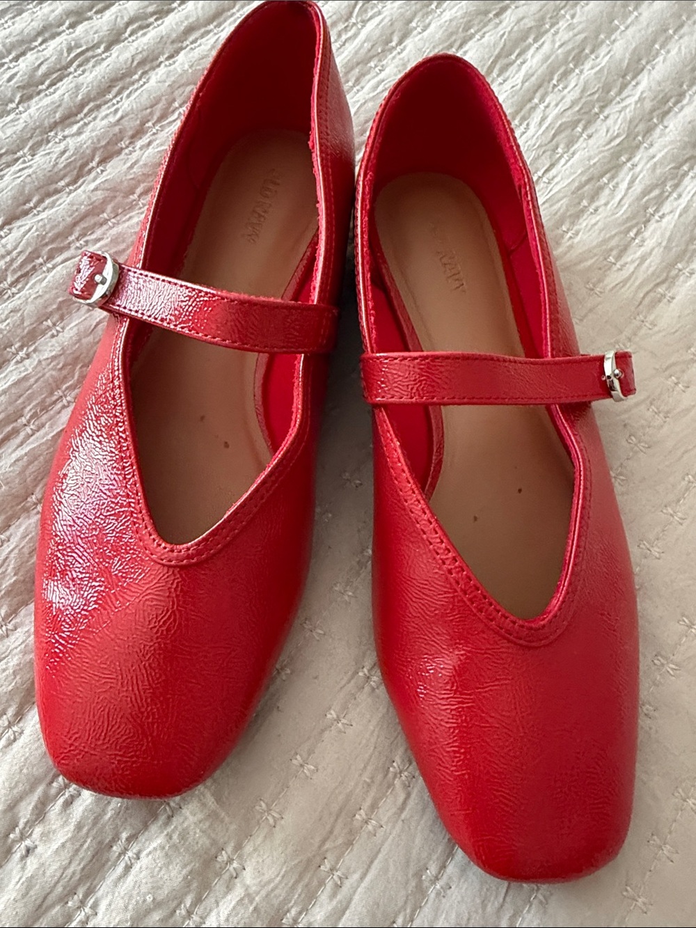 Old Navy Red Mary Jane Flats - 7